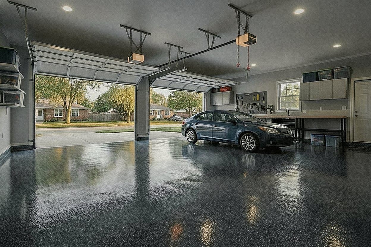 Slate Dearborn Epoxy Flooring — Garage Floor Epoxy in Dearborn, MI